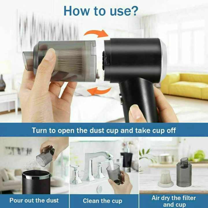 Portable Air Duster Wireless Vacuum Cleaner