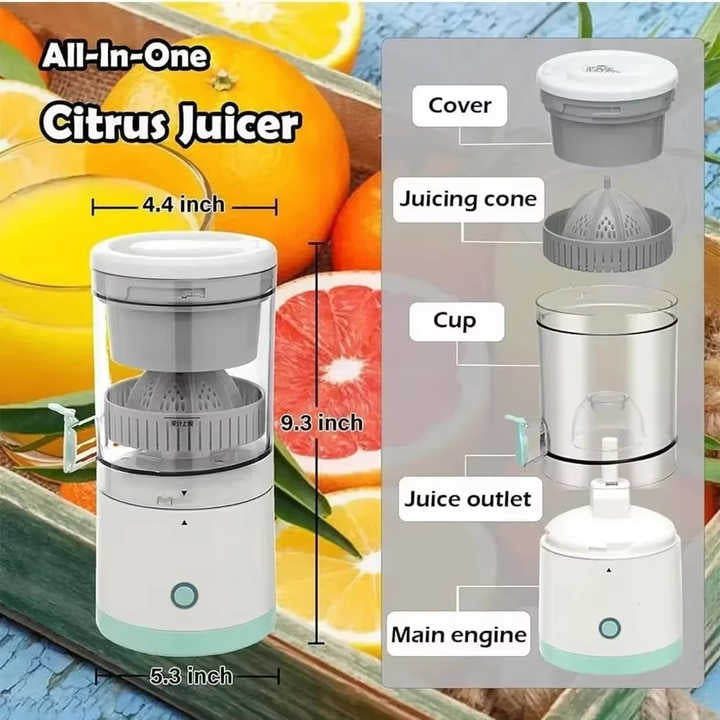 Electric Citrus Juicer : Ideal for juicing halved citrus fruits