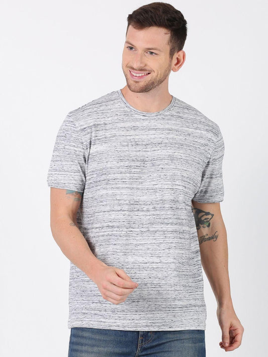 UrGear Cotton Solid Half Sleeves Mens Round Neck T-Shirt