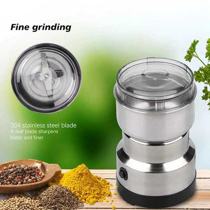 Electric Smash Machine, Multifunction Small Food Grinder Grain Grinder, Portable Coffee Bean Grinder